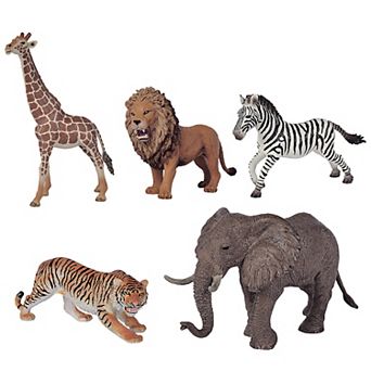 Dickie Toys 5 pc Safari Animal Figures Set