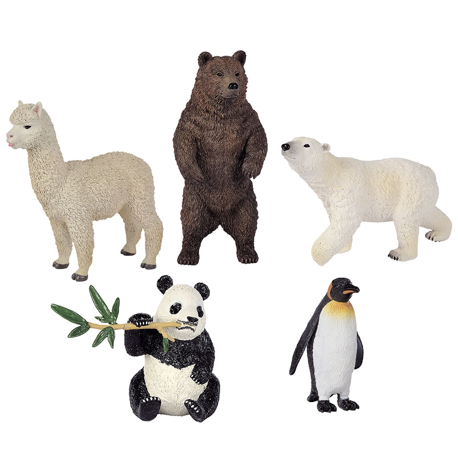 Детские фигурки Dickie Toys 5 pc Wildlife Animal Figures Set