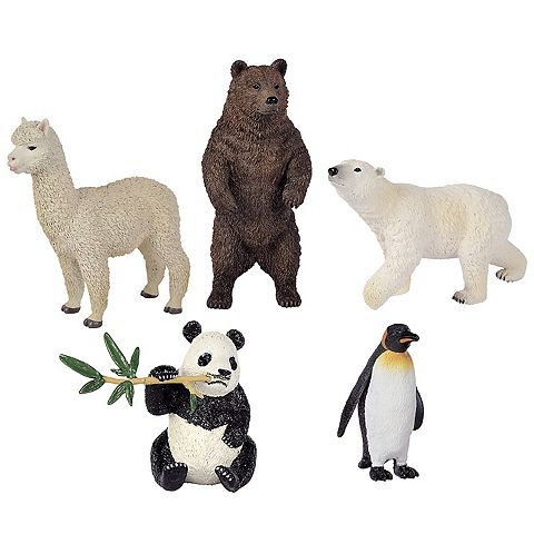 Детские фигурки Dickie Toys 5 pc Wildlife Animal Figures Set