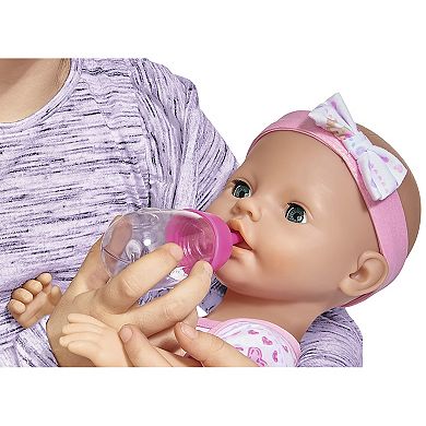Dickie Toys Newborn Drink & Wet Baby Doll with Accessories