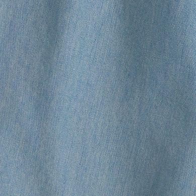 Baby Girl Carter's Chambray Button Closure Sleeveless Romper