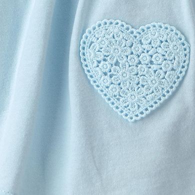 Baby Girl Carter's Heart Sleeveless Bodysuit Dress