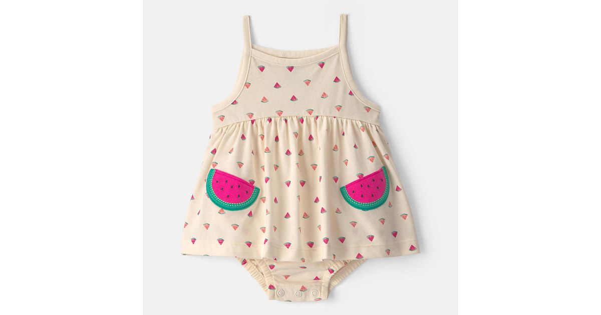 carters dresses Spring The ivory floral print adds a touch of natures beauty Floral Sateen Dress | Carter's
