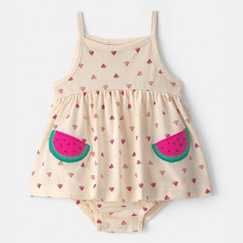 Baby Girl Carter's Watermelon Bodysuit Dress