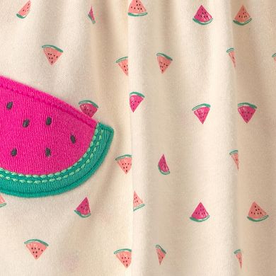 Baby Girl Carter's Watermelon Bodysuit Dress