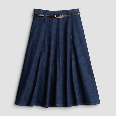 Women’s Nine West Denim Midi Skirt