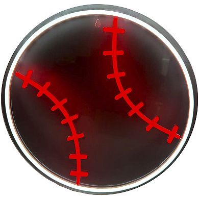 Neon Baseball LED Wall Decor