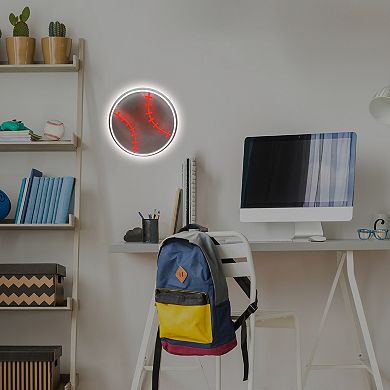 Neon Baseball LED Wall Decor