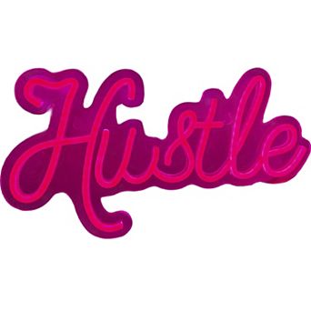 Neon Hustle LED Wall Decor