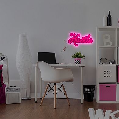 Neon Hustle LED Wall Decor