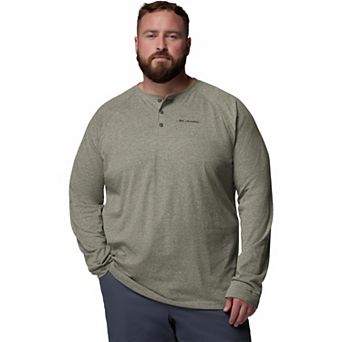 Big & Tall Columbia Thistletown Hills™ Raglan Henley Long Sleeve Shirt