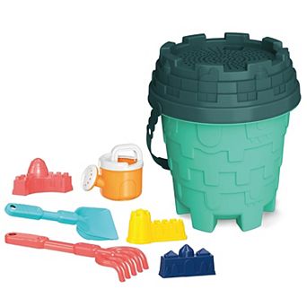 Hauck Splash N' Dig Sand Set - Beach & Water Play Toy with Bucket & Castle Molds