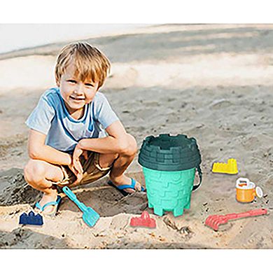 Hauck Splash N' Dig Sand Set - Beach & Water Play Toy with Bucket & Castle Molds