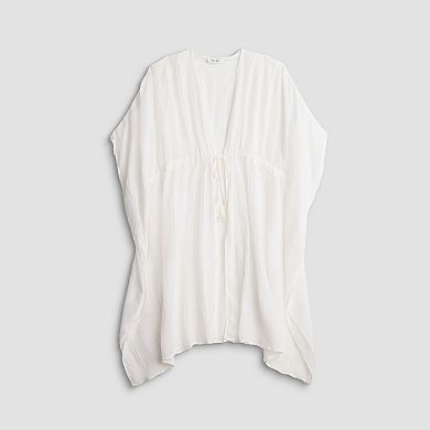 Women's Nine West Solid Pleated Tunnel Tie Topper