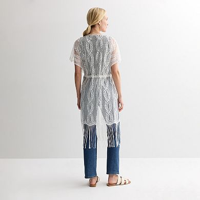 Women's Nine West Delicate Floral Lacey Topper