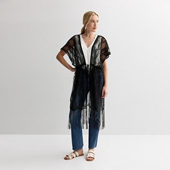 Women's Nine West Delicate Floral Lacey Topper