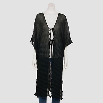 Women's Nine West Pleated Open-Front Topper