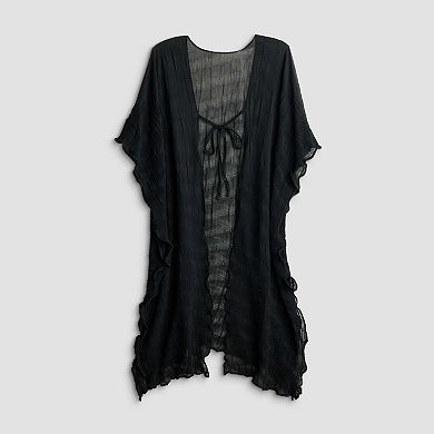 Women's Nine West Pleated Open-Front Topper