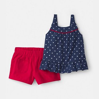 Baby Girl Carter's 2 pc Star Tank Top & Short Set