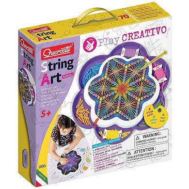 Hauck Quercetti: Play Creativo: Interactive String Art Mandala with Threads & Pegs Craft Set