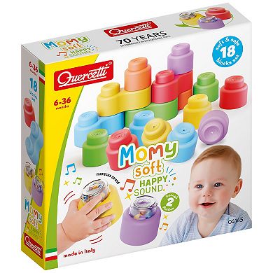 Hauck 18-pc. Momy Soft Blocks Set with Rattle Pieces & Stacking Fun