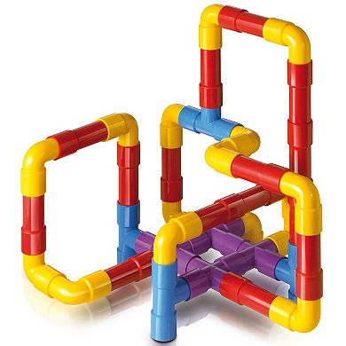 Hauck 40-pc. Interlocking Pipeline Maze Building Set