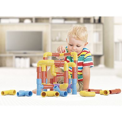 Hauck 40-pc. Interlocking Pipeline Maze Building Set