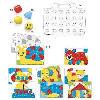 Hauck Quercetti: Fantacolor Baby 33-pc. Button Color Matching Game