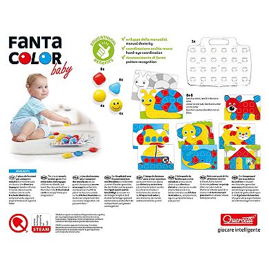 Hauck Quercetti: Fantacolor Baby 33-pc. Button Color Matching Game