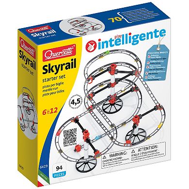 Hauck Quercetti: Skyrail 94-pc. Rollercoaster Marble Ball Run Building Toy