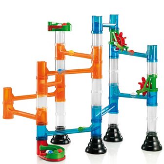 Hauck Quercetti: Migoga Run Transparent 45 pc Marble Ball Run Track Building Toy