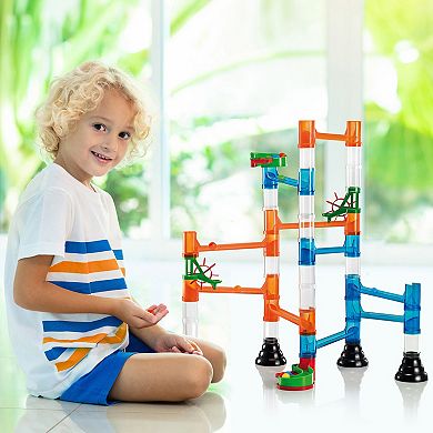 Hauck Quercetti: Migoga Run Transparent 45-pc. Marble Ball Run Track Building Toy