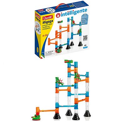 Hauck Quercetti: Migoga Run Transparent 45-pc. Marble Ball Run Track Building Toy