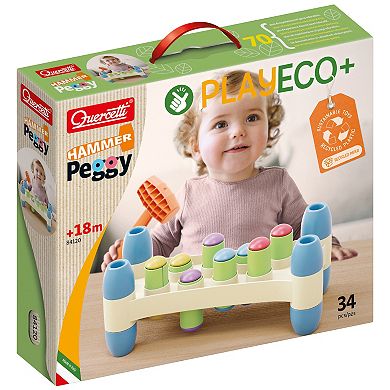 Hauck Interactive Peg Pounding Bench Toy