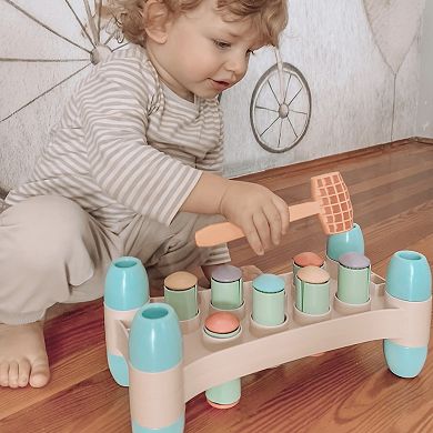 Hauck Interactive Peg Pounding Bench Toy