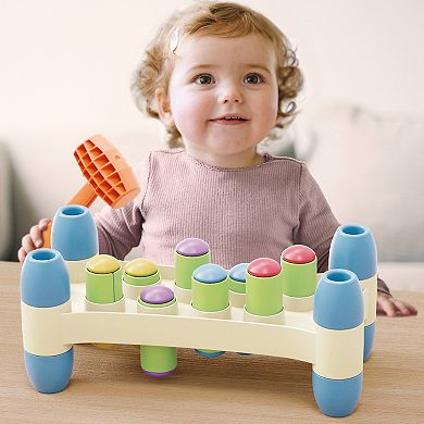 Hauck Interactive Peg Pounding Bench Toy