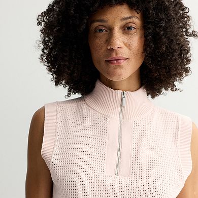 Women's FLX Quarter-Zip Sleeveless Sweater