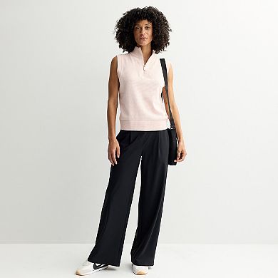 Women's FLX Quarter-Zip Sleeveless Sweater