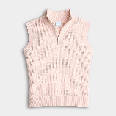 Women's FLX Quarter-Zip Sleeveless Sweater