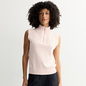 Women's FLX Quarter-Zip Sleeveless Sweater