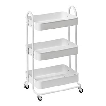 510 Design Felix 3-Shelf Rolling Cart with Wheels