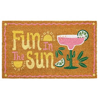 Celebrate Together™ Summer Fun In The Sun Coir Rug