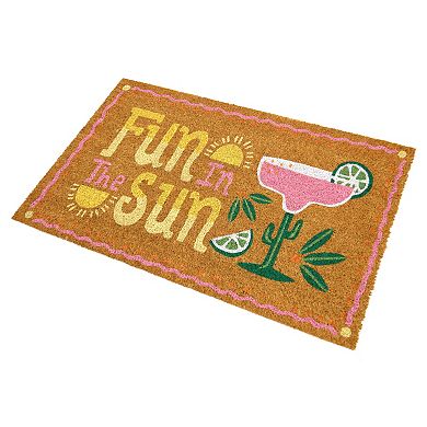 Celebrate Together™ Summer Fun In The Sun Coir Rug