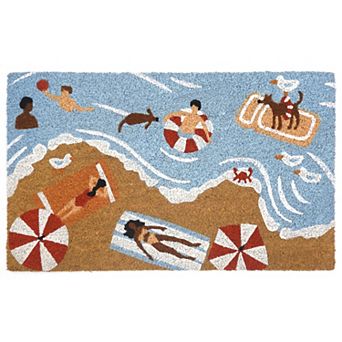Celebrate Together™ Summer Beach Scene Coir Rug