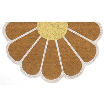 Celebrate Together™ Summer Daisy Shaped Coir Rug