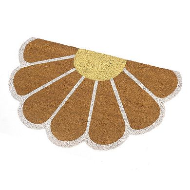 Celebrate Together™ Summer Daisy Shaped Coir Rug