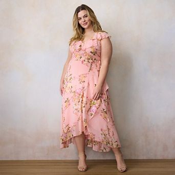 Plus Size LC Lauren Conrad Sleeveless Wrap Dress