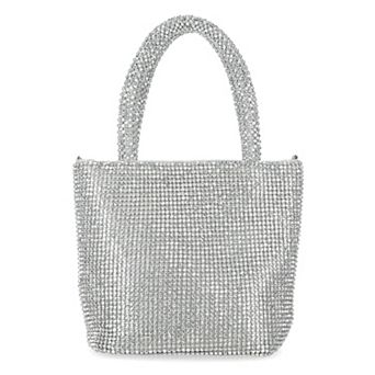 Gunne Sax by Jessica McClintock Chase Rhinestone Mini Tote Bag