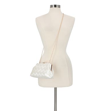 Gunne Sax by Jessica McClintock Phyllis Woven Clutch Bag