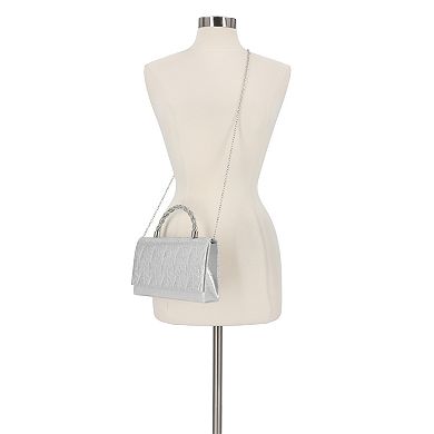 Gunne Sax by Jessica McClintock Mallory Metallic Evening Clutch Bag